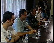 Marc, Fernando, Víctor i Àlex en la reunió amb Josep Piqué (23 de setembre de 2006)